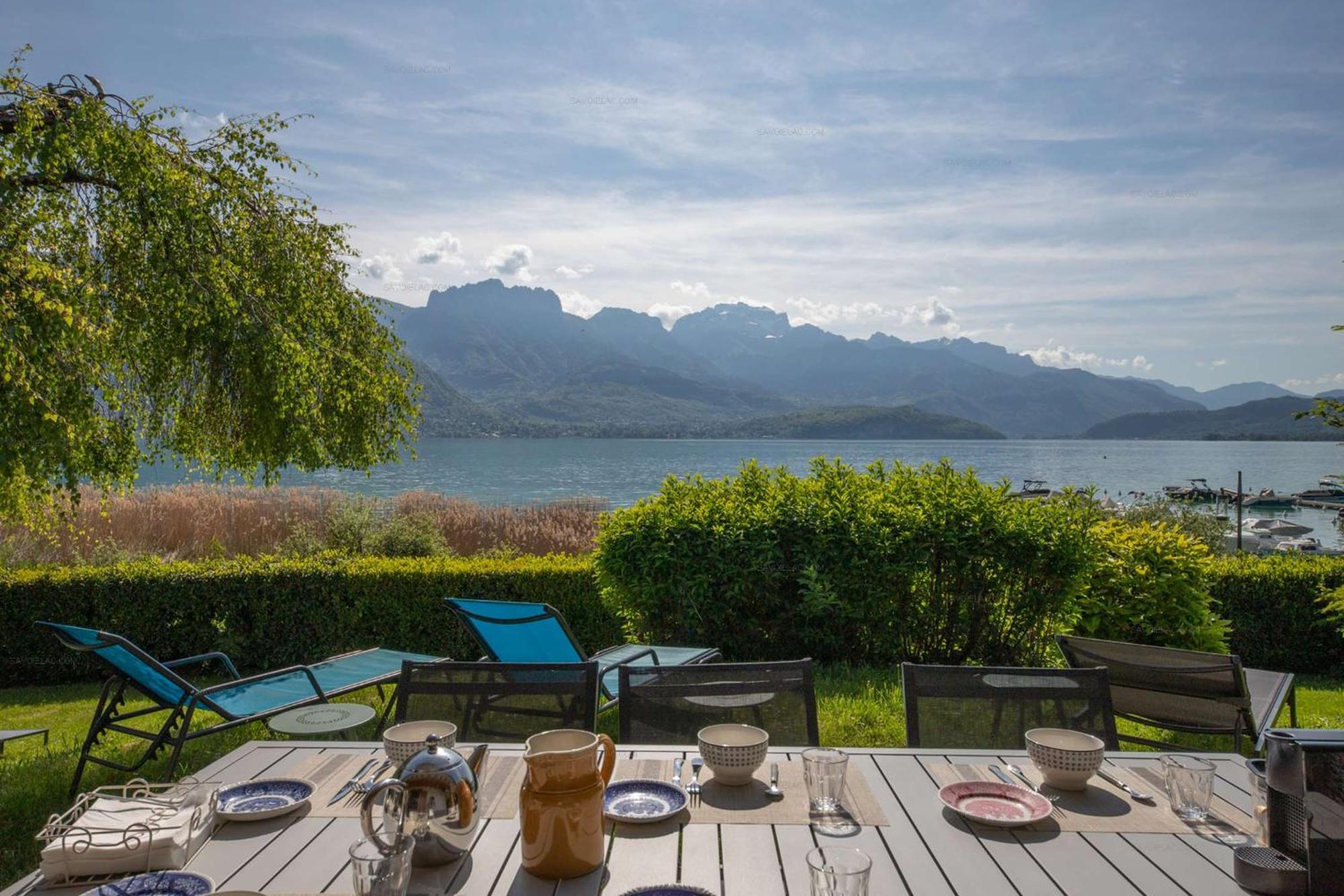 Savoielac - Lac D'Annecy - Sevrier - Bord De Lac : Villa Poisson Rouge Екстер'єр фото